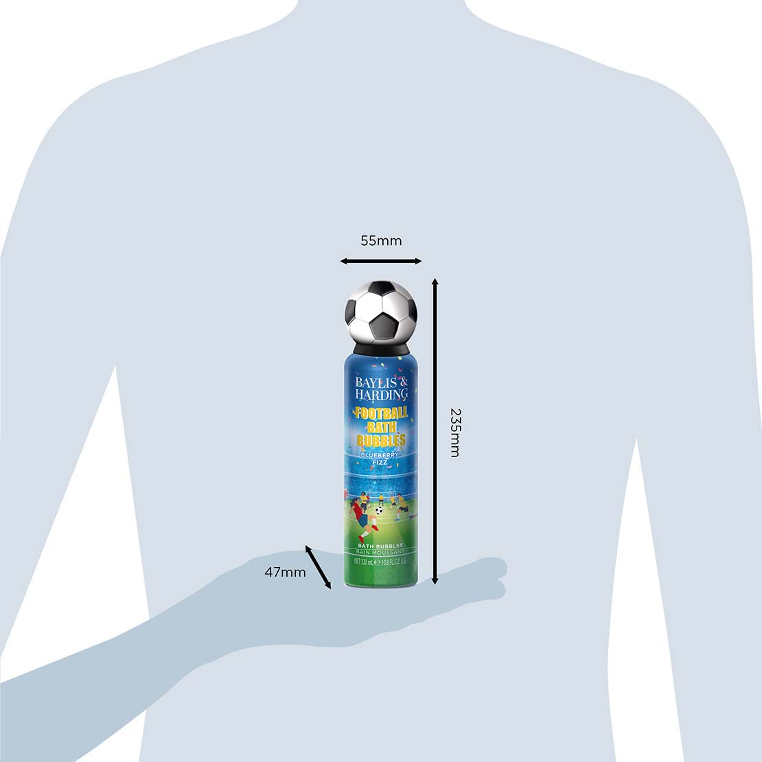 Football Post Match Bath Bubbles Gift - Multi