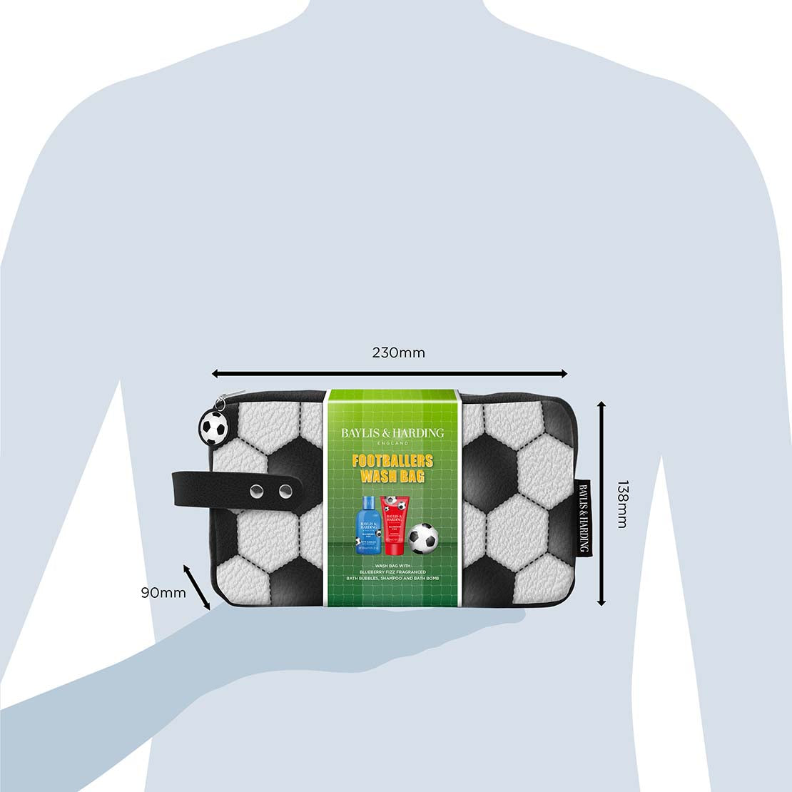 Football Stars Wash Bag Gift Set - Multi