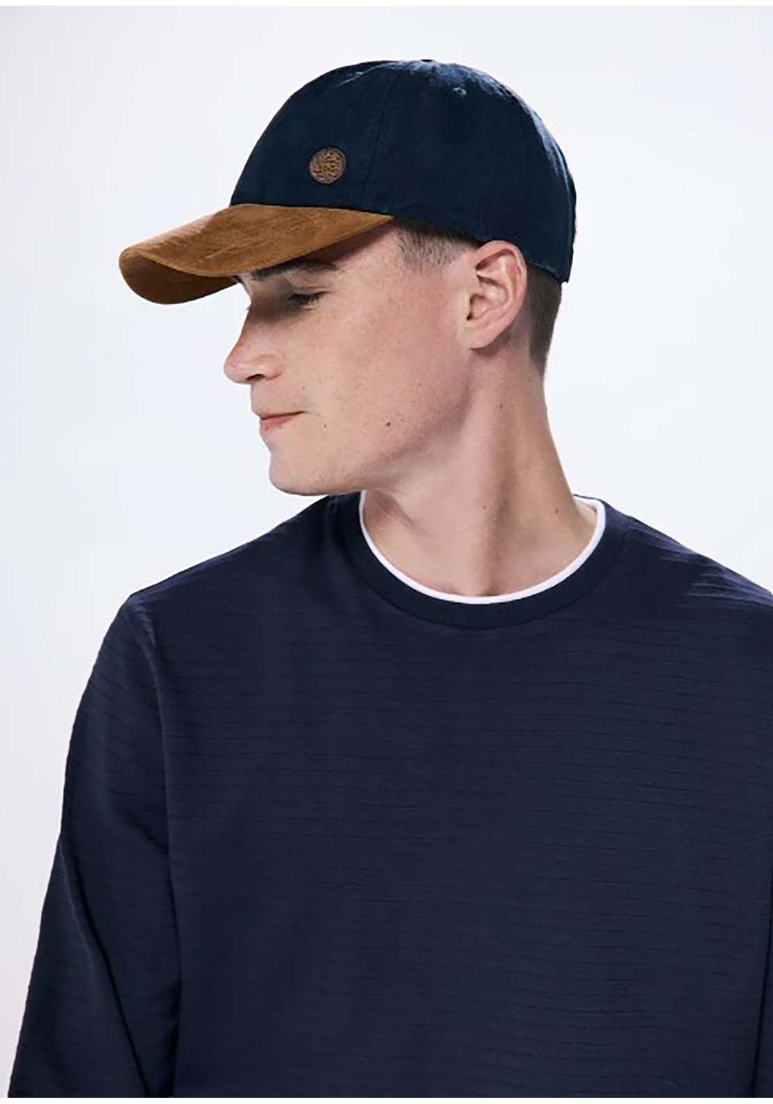 Springfield Double Structured Long Sleeve -Shirt - Blue 2 Shaws Department Stores