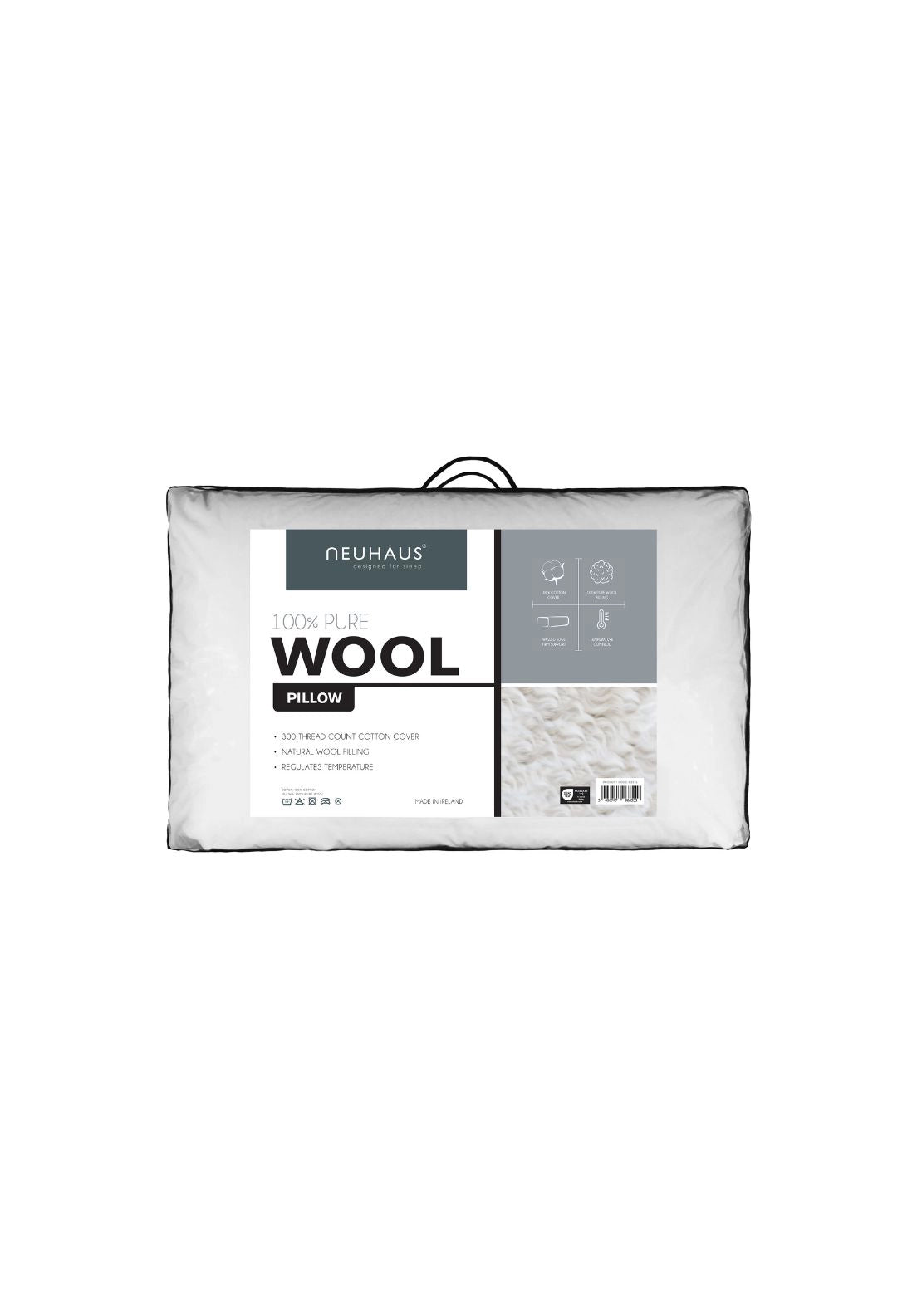 NeuHaus Wool Pillow - White