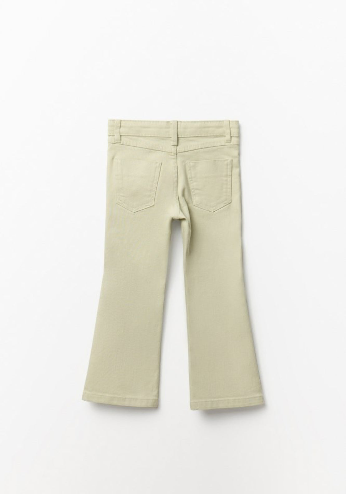 Sfera Bell Bottom Trousers - Green 2 Shaws Department Stores
