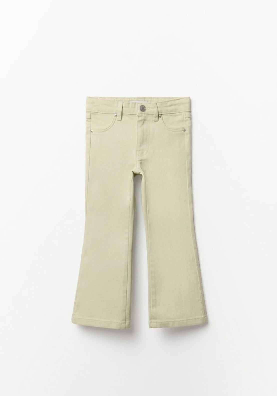 Sfera Bell Bottom Trousers - Green 1 Shaws Department Stores