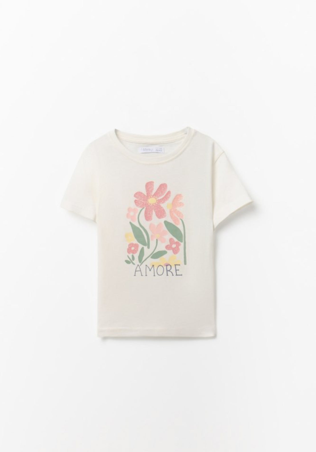 Sfera Floral Matisse T-Shirt - Cream 1 Shaws Department Stores
