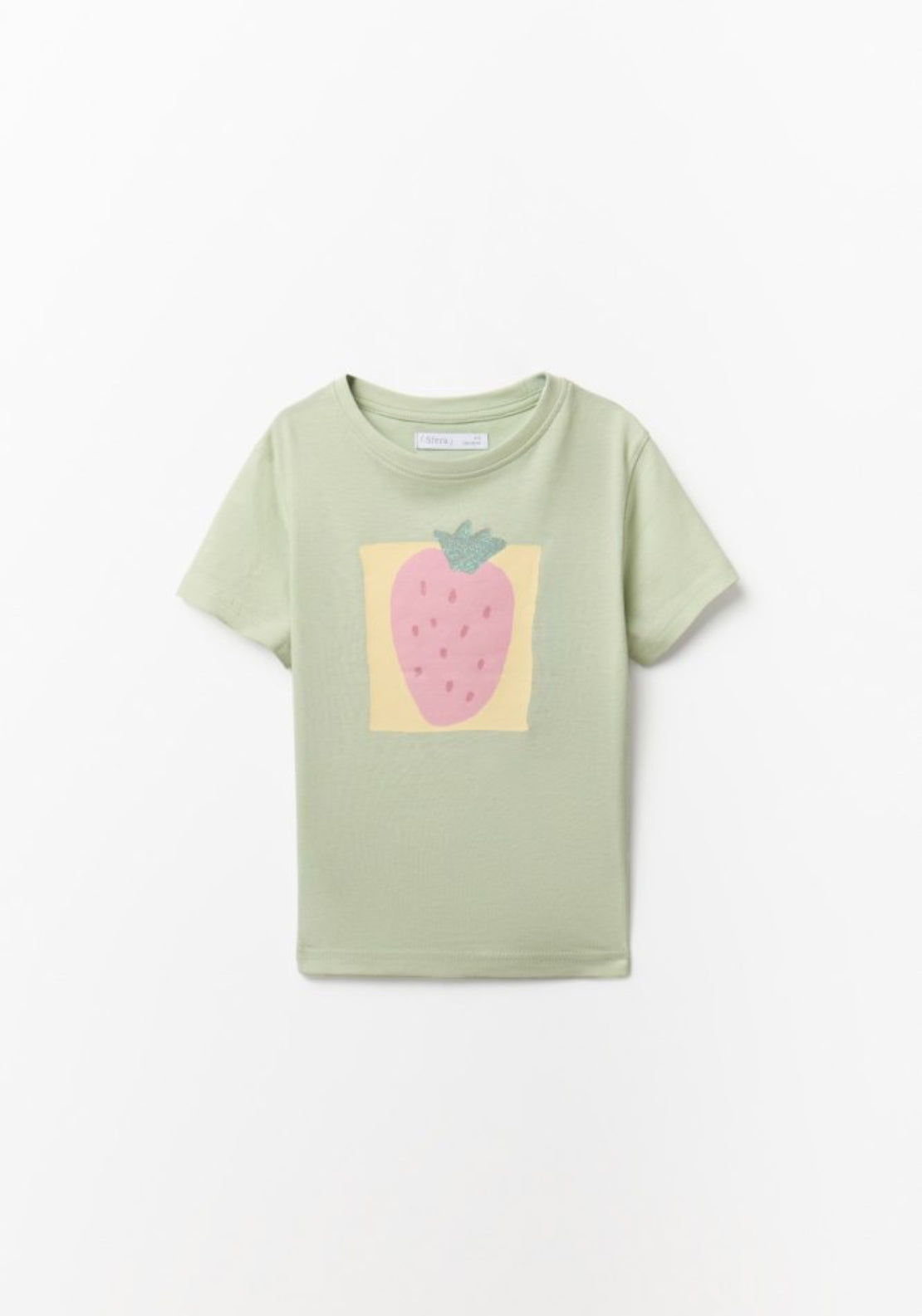 Sfera Basic Strawberry T-Shirt - Green 1 Shaws Department Stores