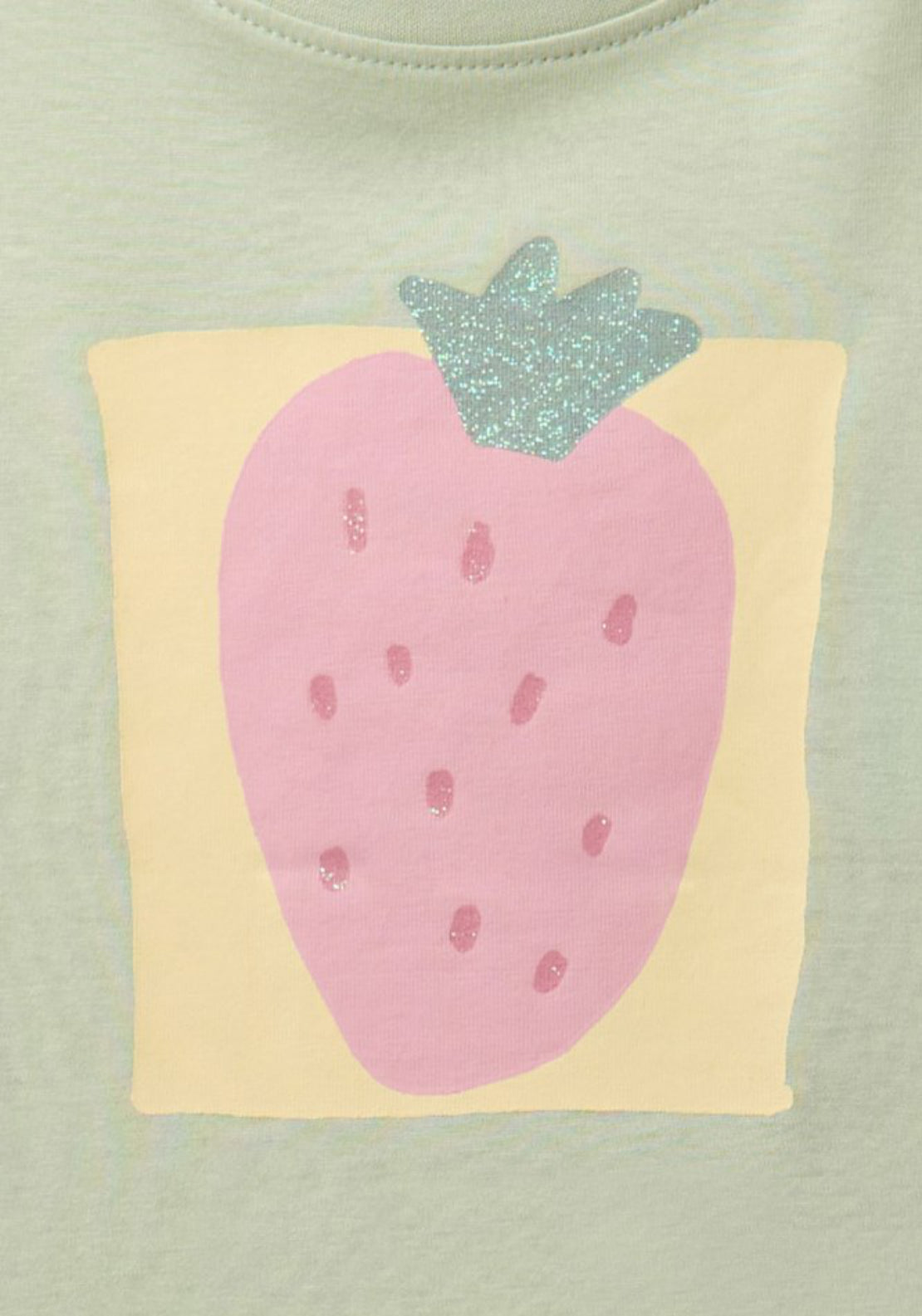 Sfera Basic Strawberry T-Shirt - Green 3 Shaws Department Stores