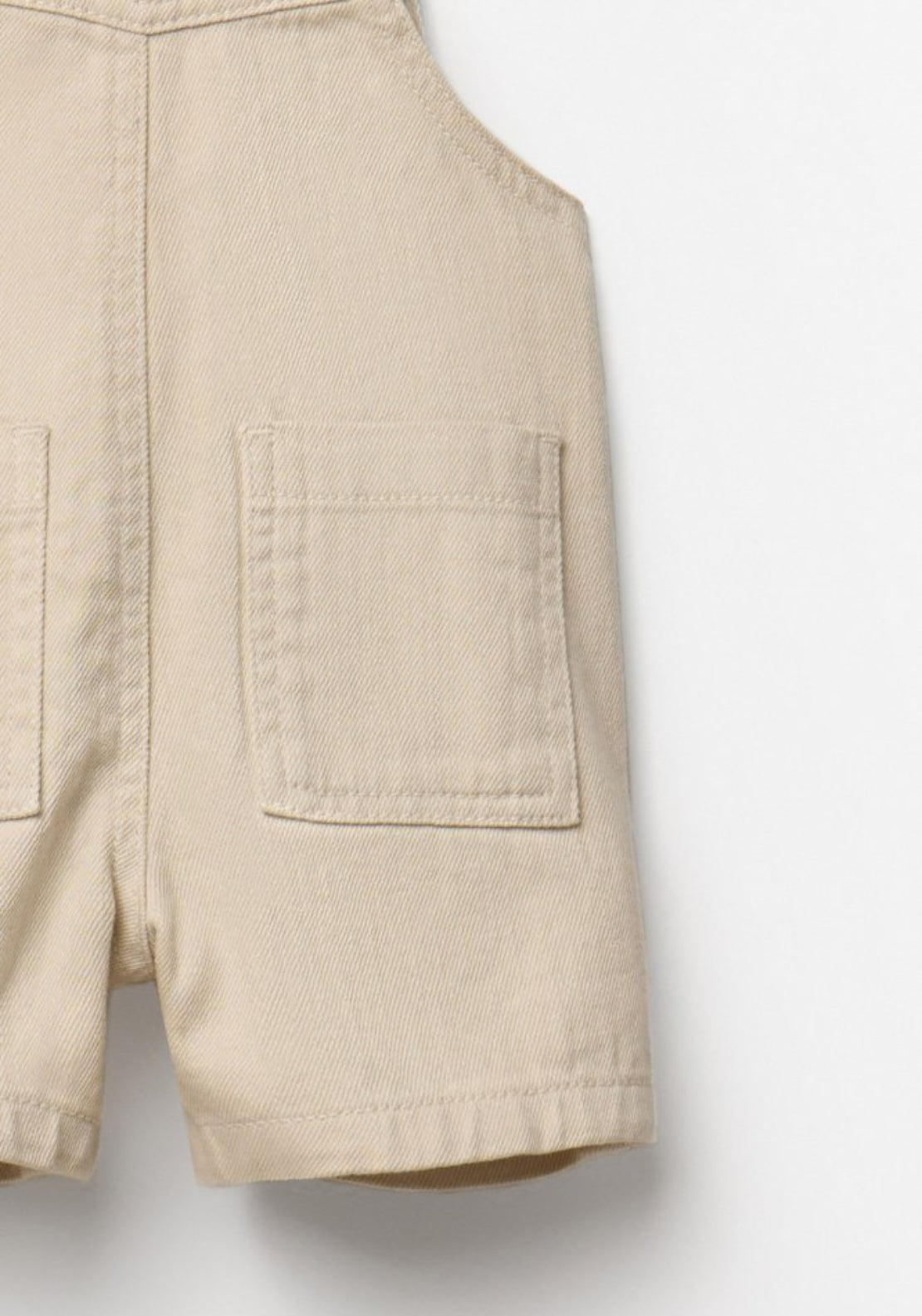 Sfera Overall Twill Dungarees - Cream 5 Shaws Department Stores