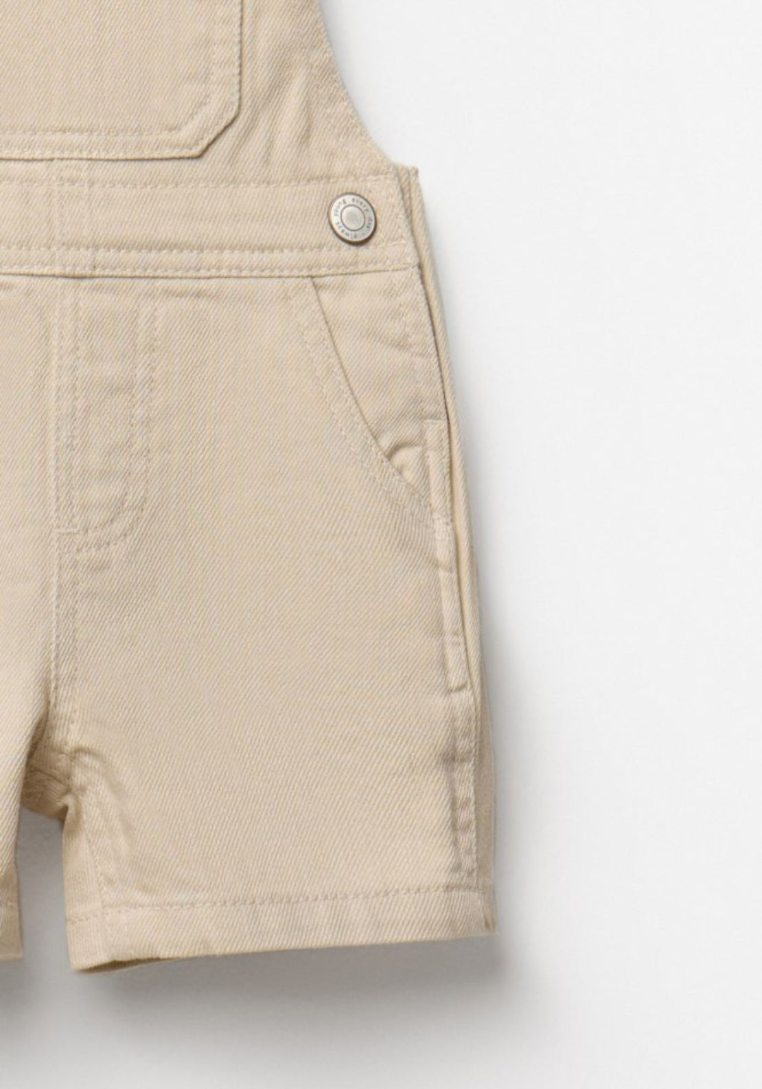 Sfera Overall Twill Dungarees - Cream 4 Shaws Department Stores