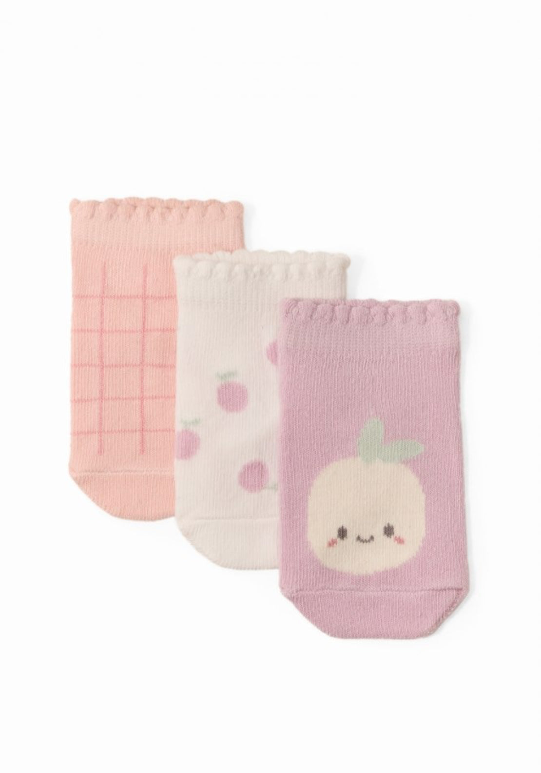 Sfera 3 Pack Fruit Socks - Purple 1 Shaws Department Stores