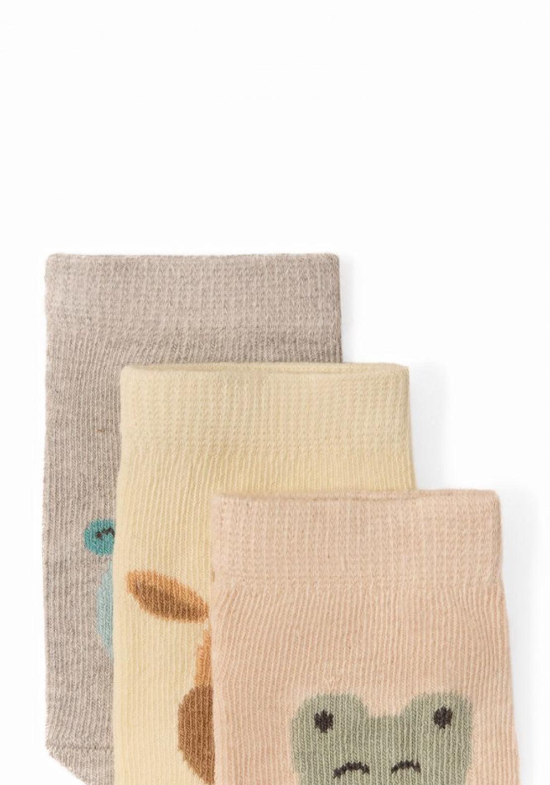 Sfera 3 Pack Jungle Animal Socks - Yellow 2 Shaws Department Stores