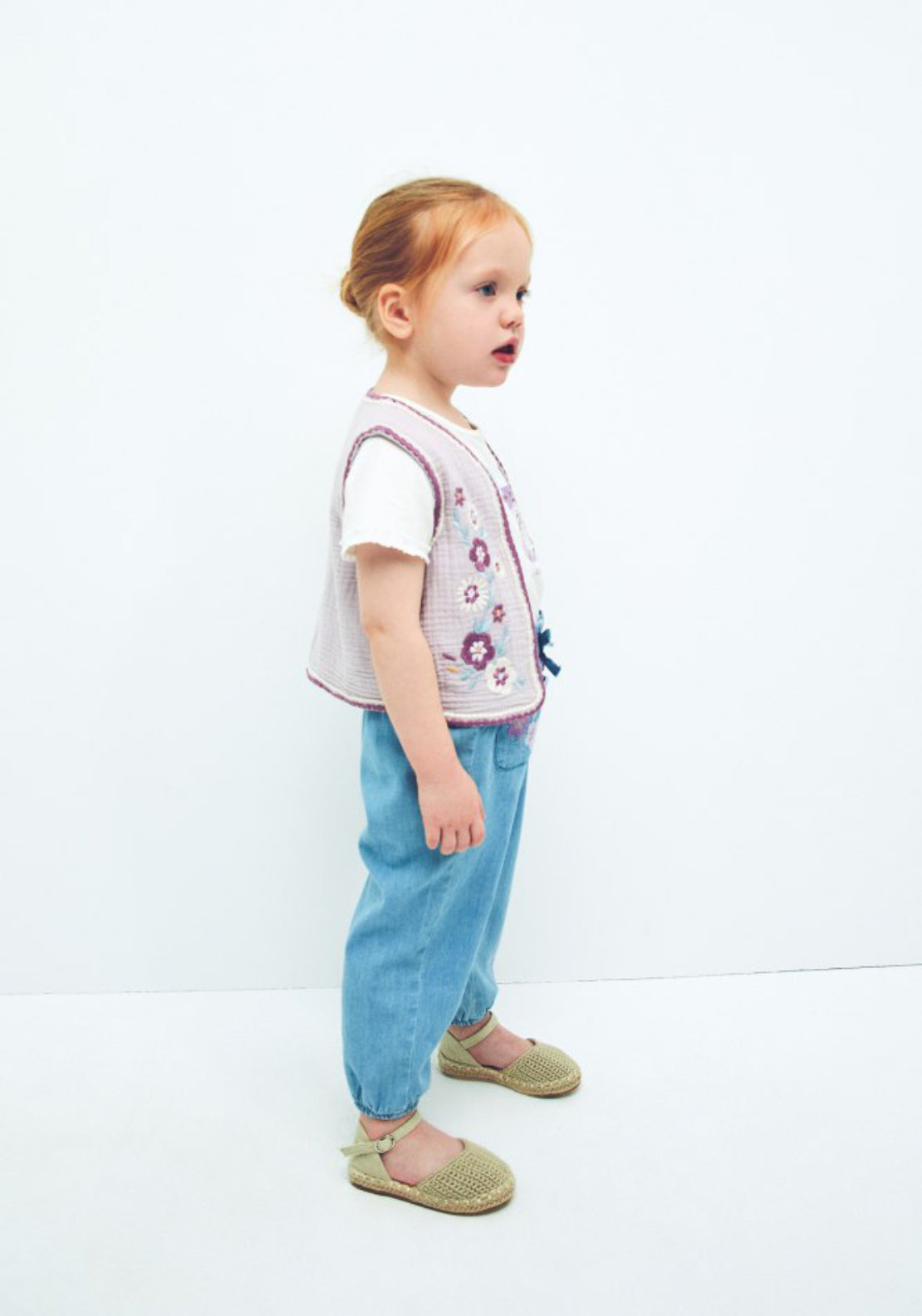 Sfera Embroidered Bambula Vest - Lavender 5 Shaws Department Stores