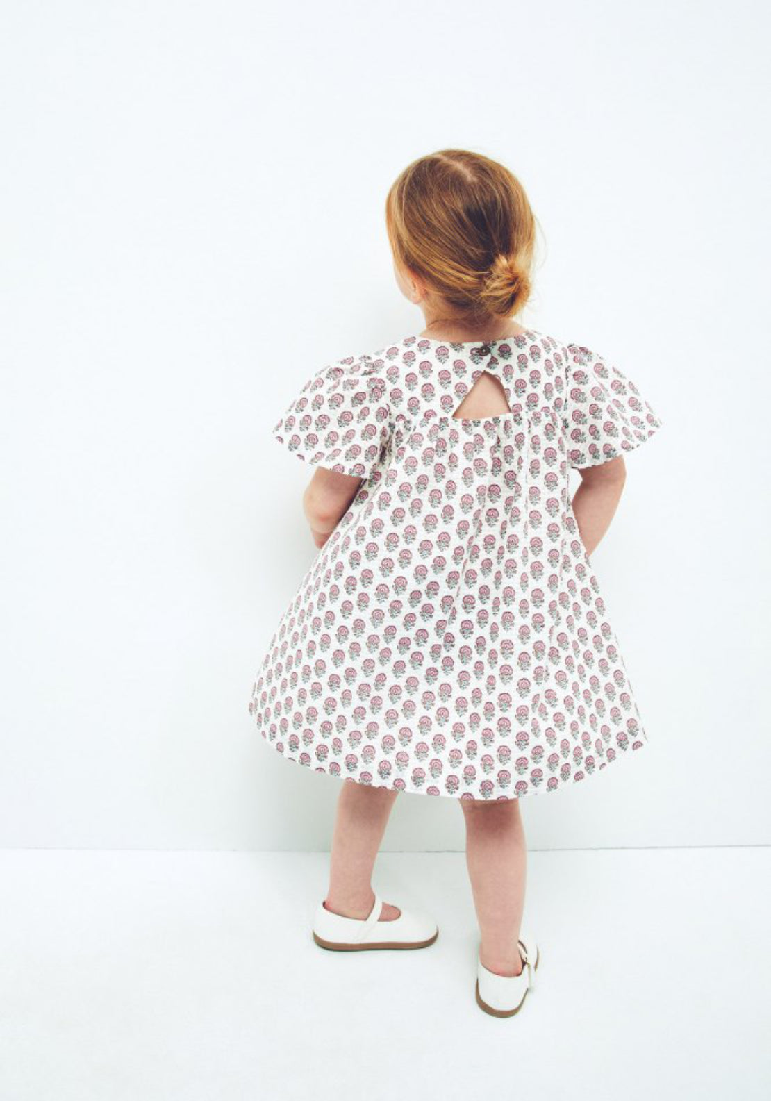 Sfera Dobby Floral Dress - Cream 5 Shaws Department Stores