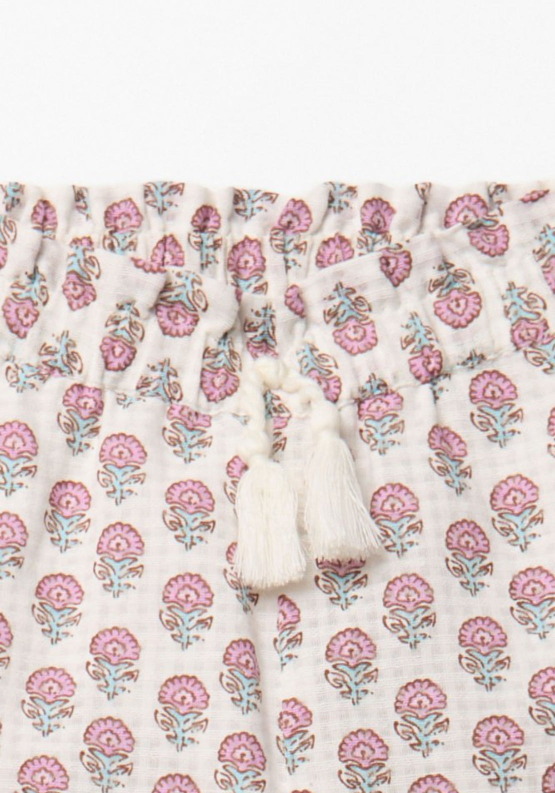 Sfera Flower Dobby Trousers - Cream 2 Shaws Department Stores
