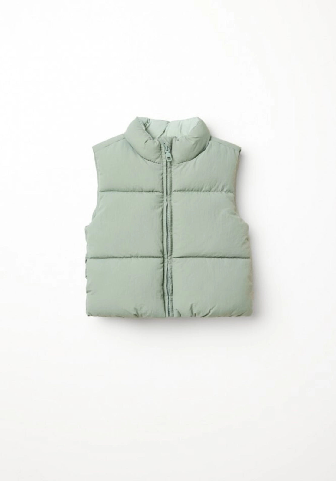 Two Tone Gilet - Green