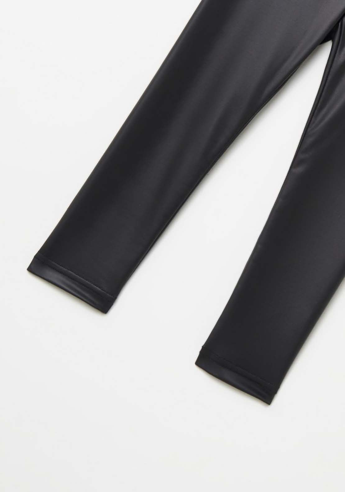 Sfera Leather Look Leggings - Black 3 Shaws Department Stores