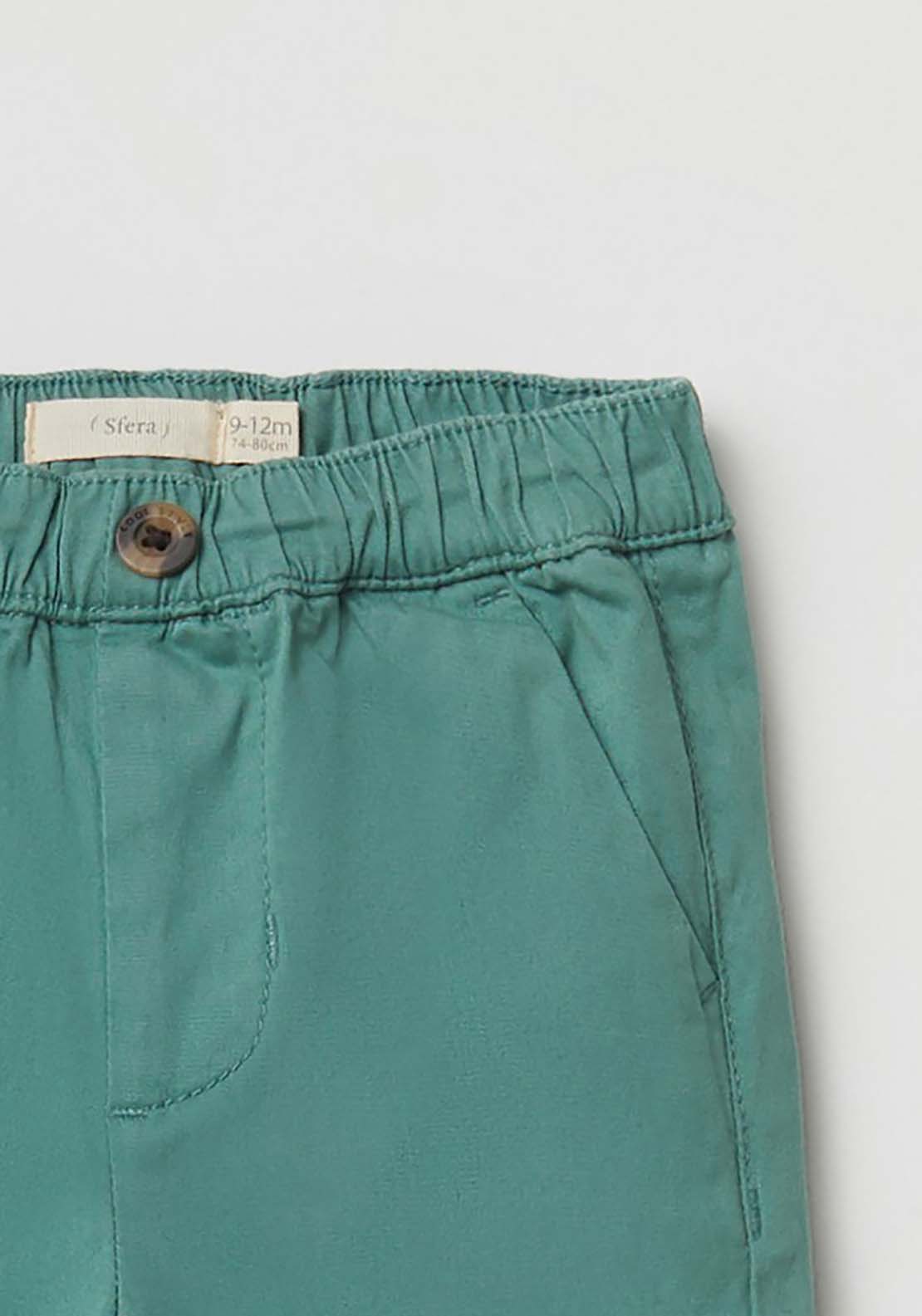 Sfera Basic Trouser - Green 2 Shaws Department Stores