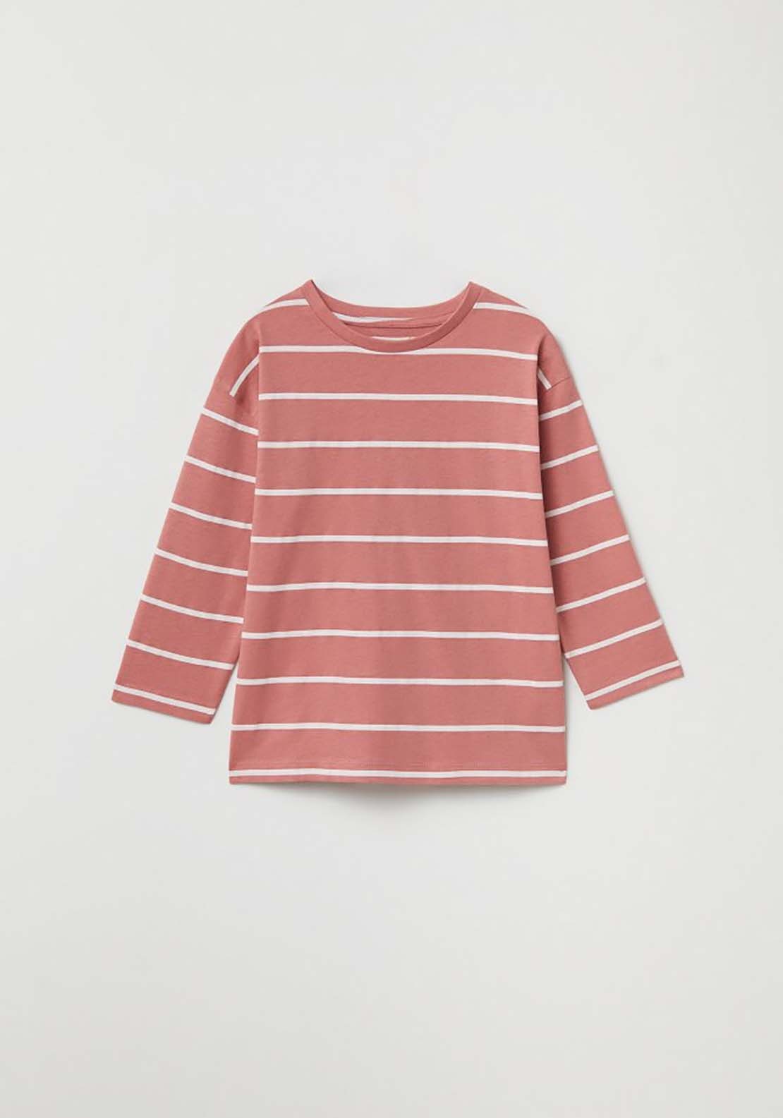 Sfera Striped T-Shirt - Red 1 Shaws Department Stores