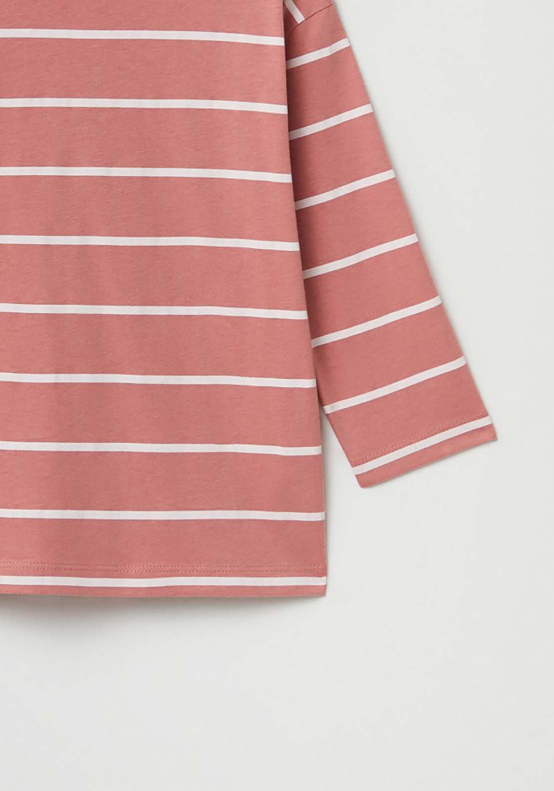 Sfera Striped T-Shirt - Red 2 Shaws Department Stores