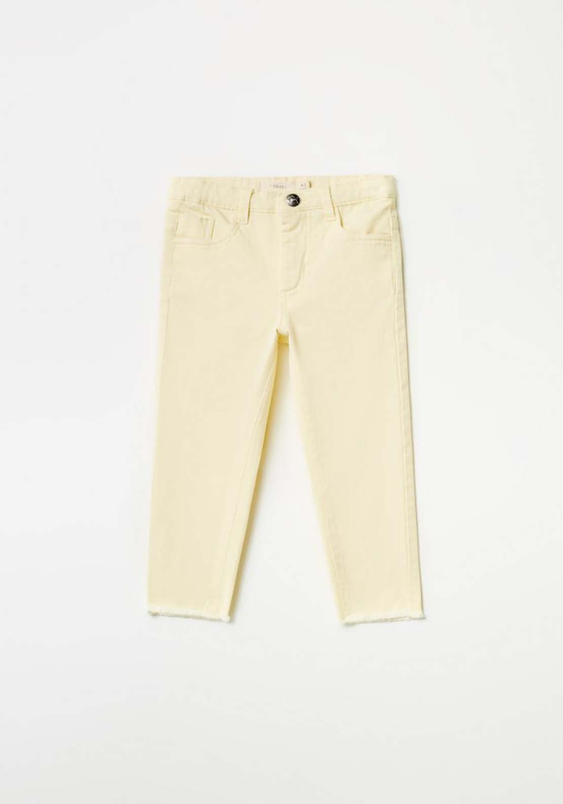 Sfera Yellow Plain Twill Jeans - Yellow 1 Shaws Department Stores