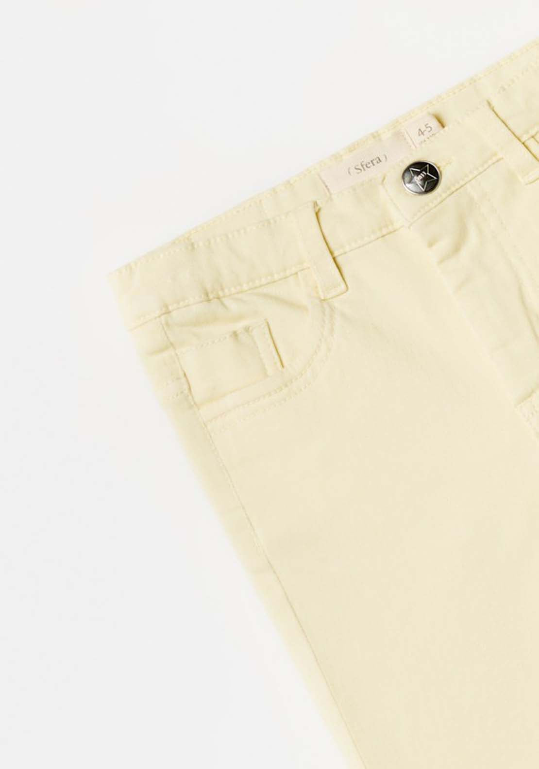 Sfera Yellow Plain Twill Jeans - Yellow 2 Shaws Department Stores