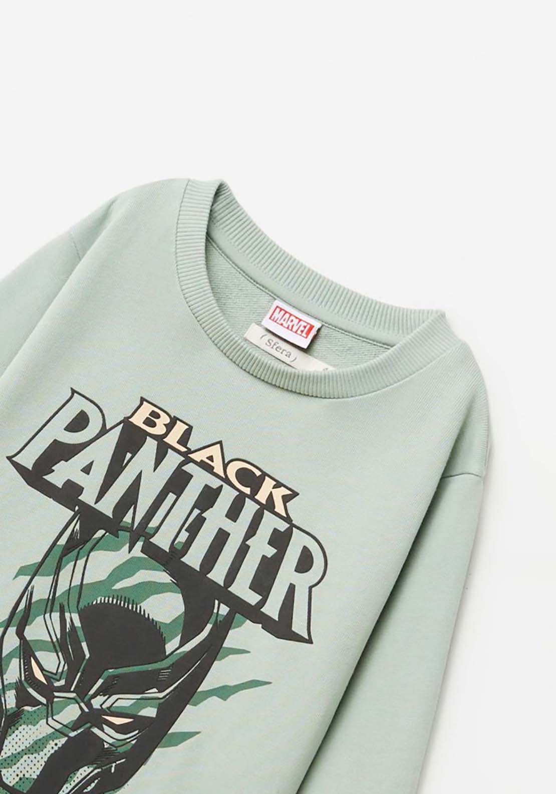 Sfera Black Panther Jumper - Green 2 Shaws Department Stores