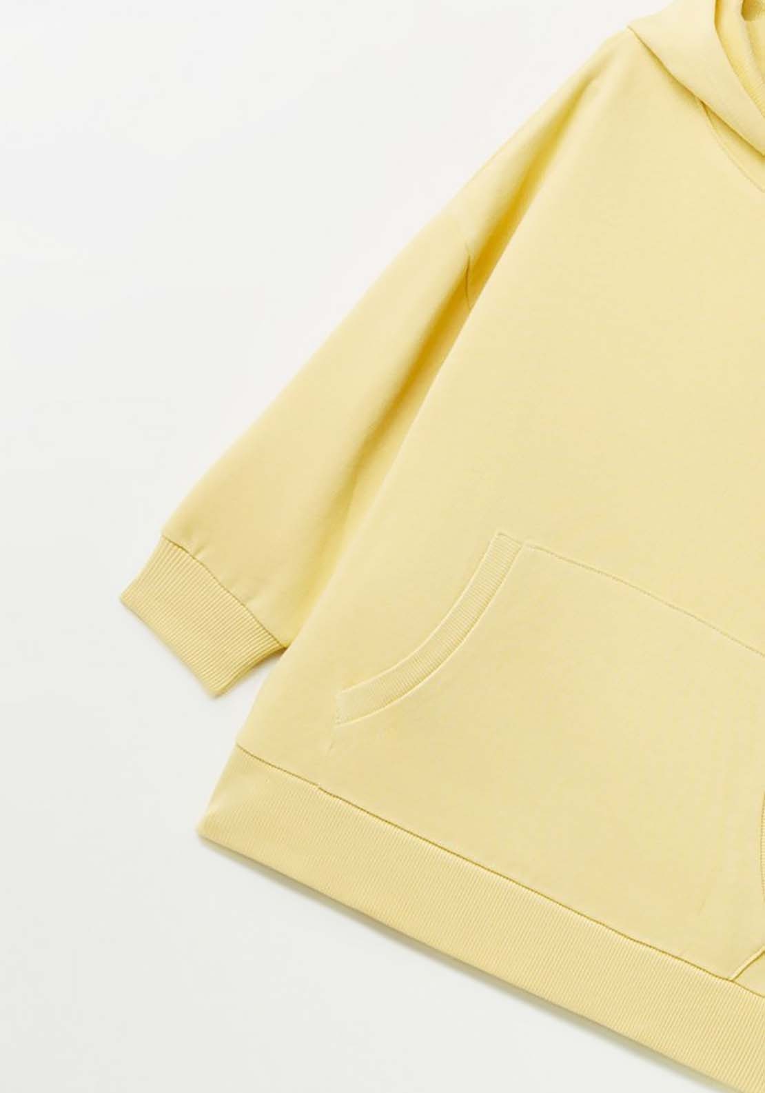Sfera Hoodie With Back Print - Yellow 4 Shaws Department Stores