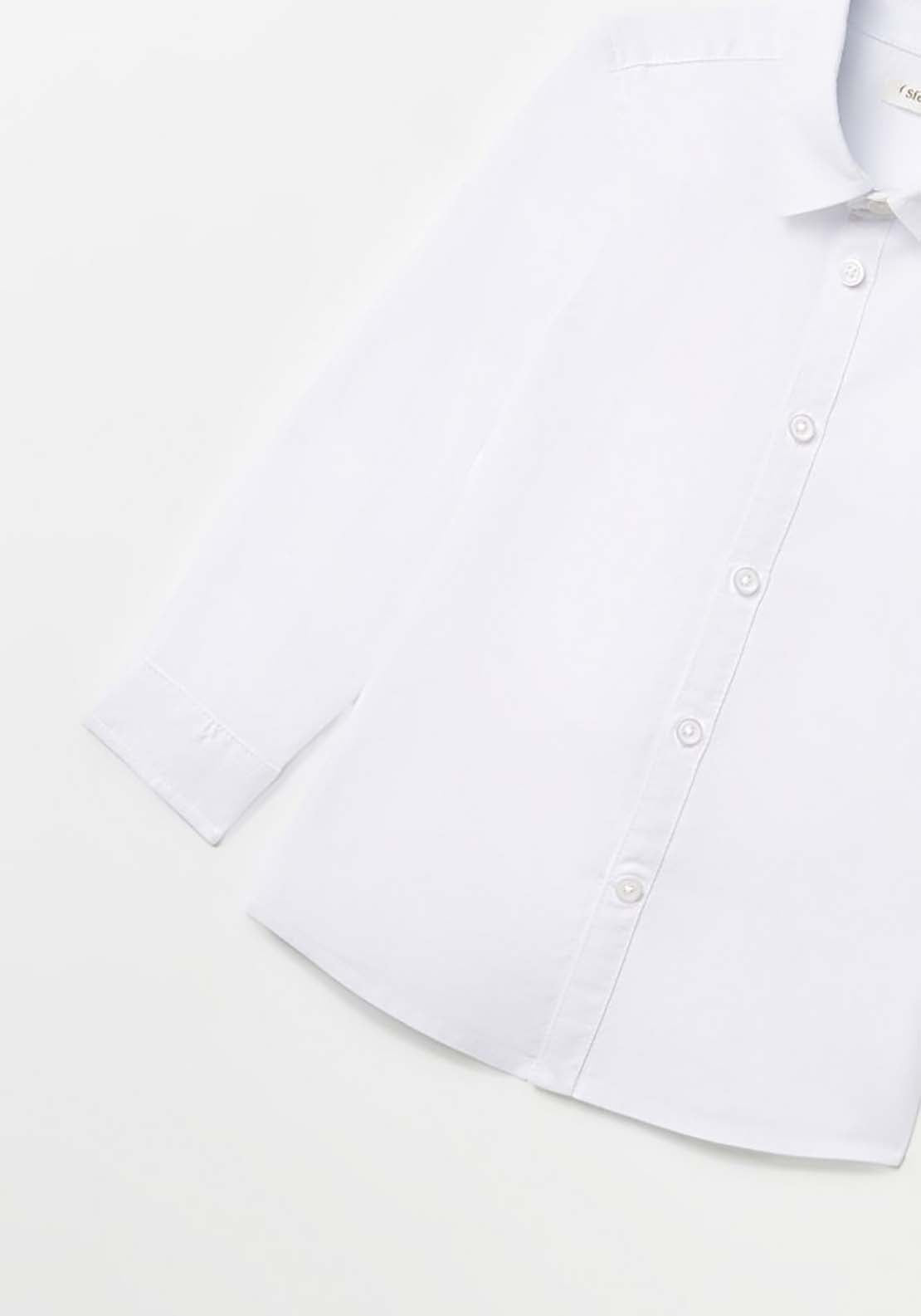 Sfera Plain Shirt - White 2 Shaws Department Stores