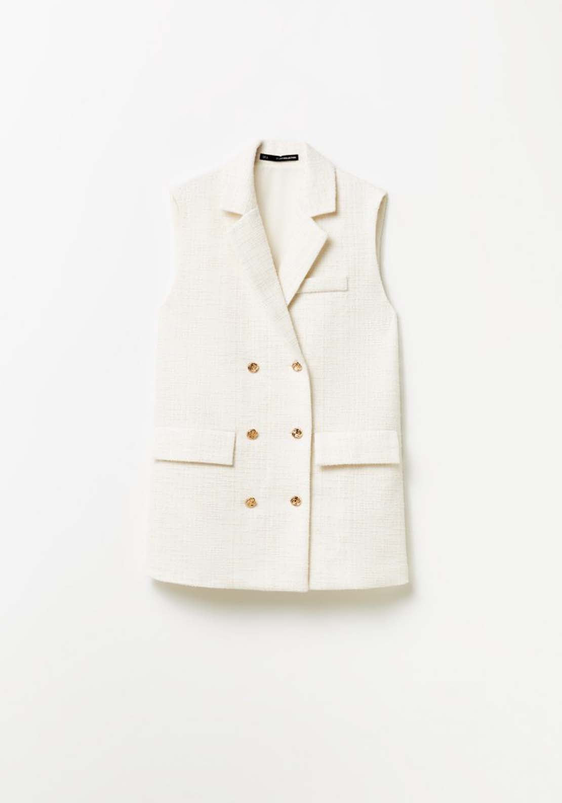 Sfera Short Double Breasted Vest 7 Shaws Department Stores