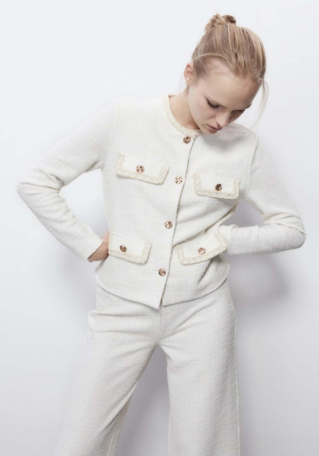 Sfera Short Knitted Jacket 4 Shaws Department Stores