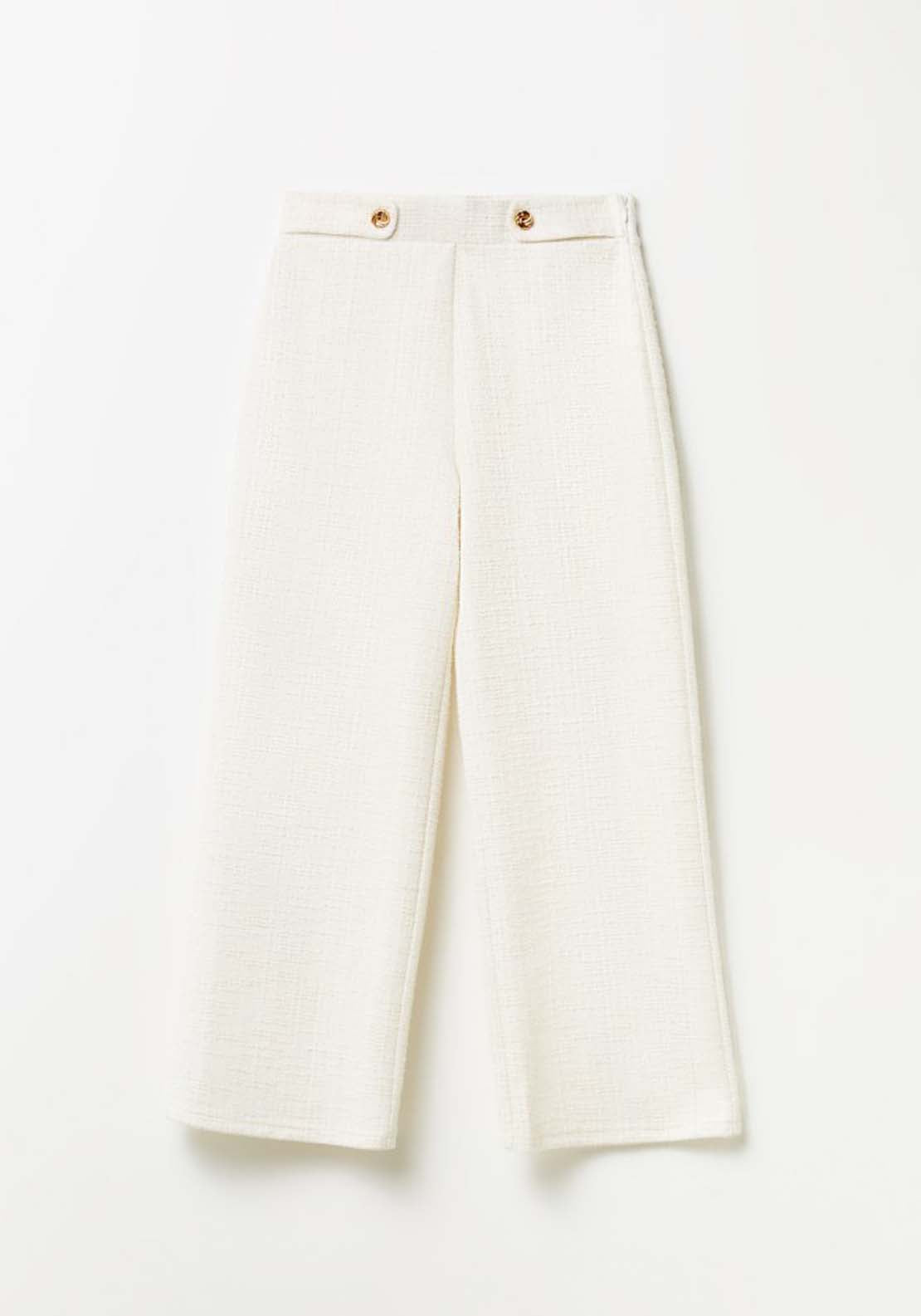 Sfera Textured Wide Leg Trousers 7 Shaws Department Stores