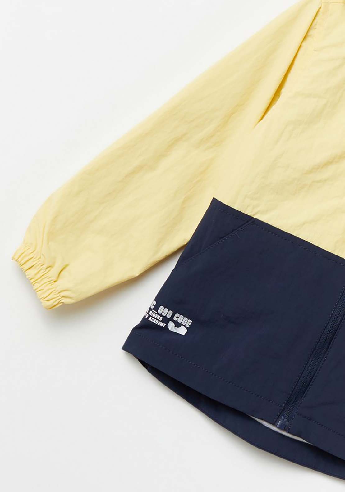 Sfera Hooded Bicolour Jacket - Yellow 3 Shaws Department Stores
