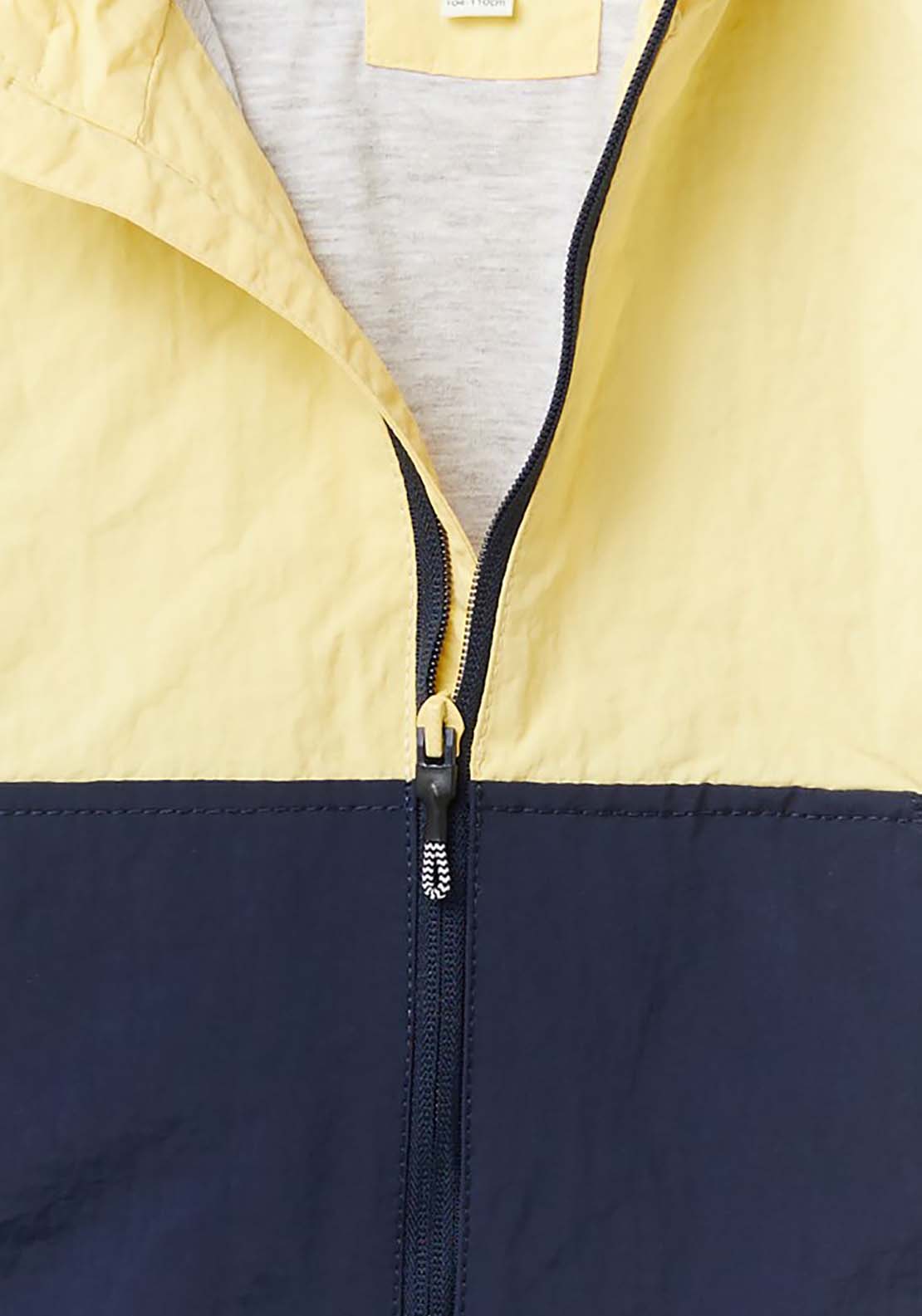 Sfera Hooded Bicolour Jacket - Yellow 4 Shaws Department Stores