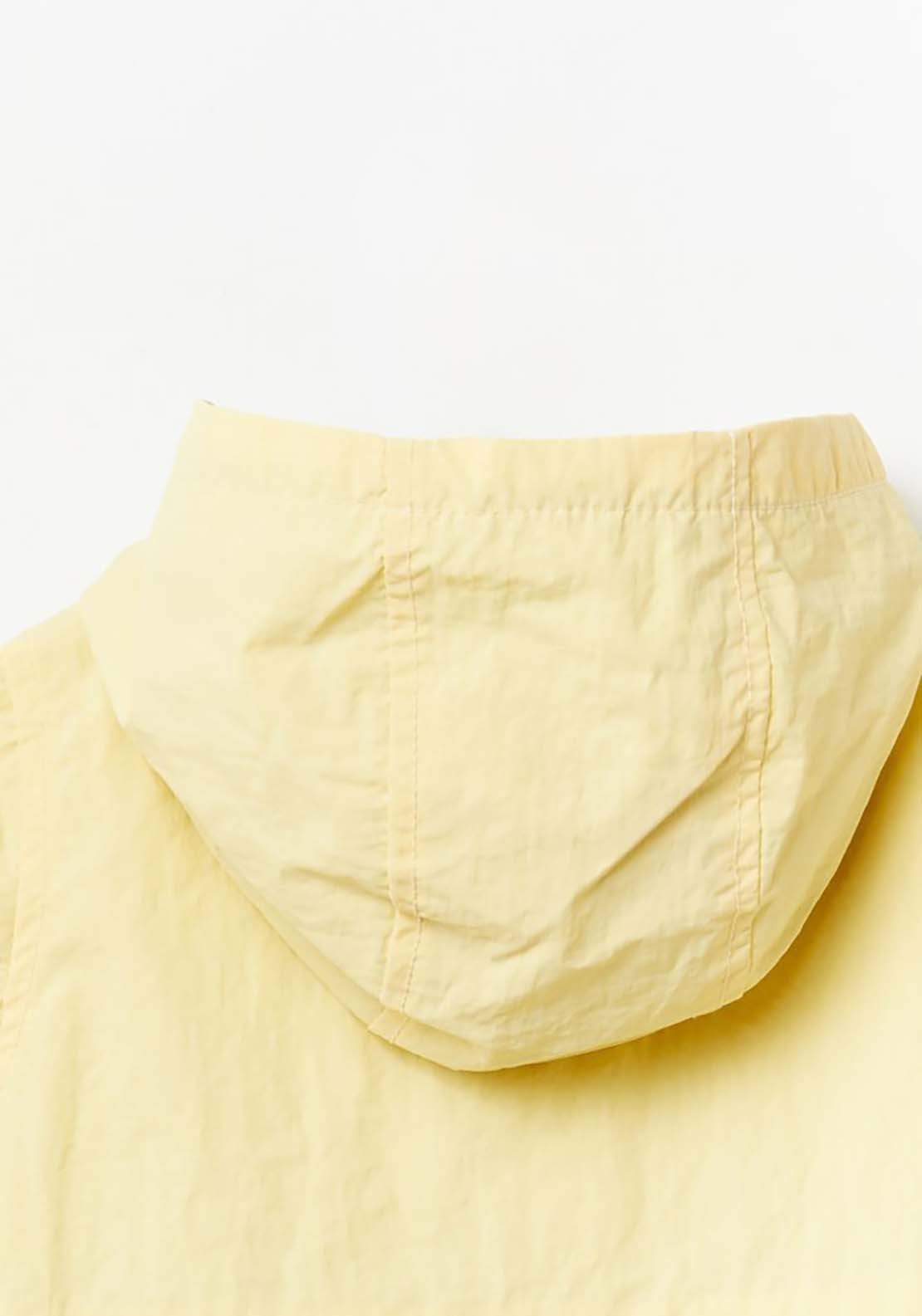 Sfera Hooded Bicolour Jacket - Yellow 5 Shaws Department Stores