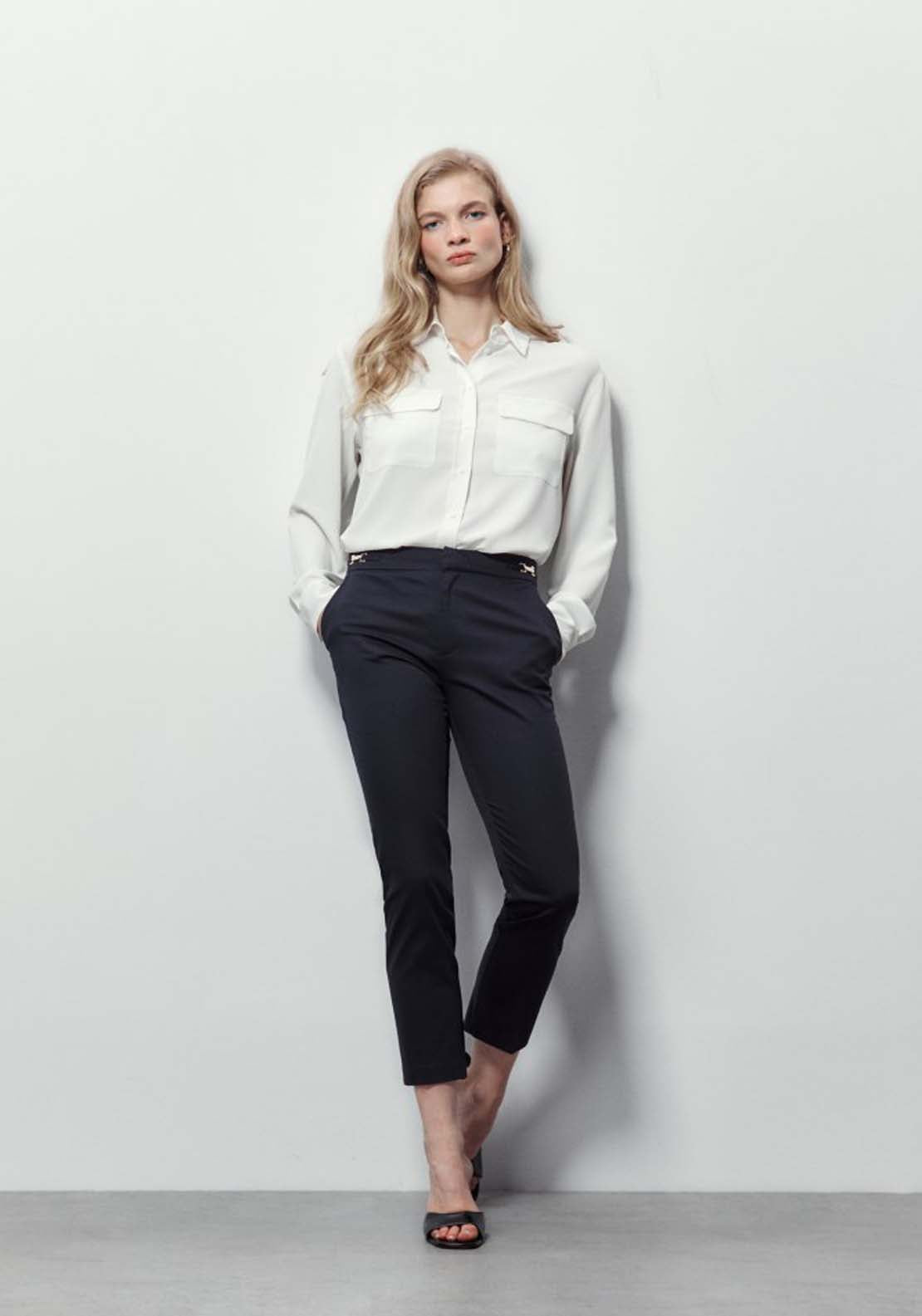 Sfera Side Buckle Trousers 3 Shaws Department Stores