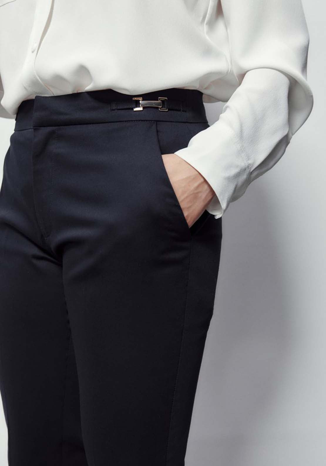 Sfera Side Buckle Trousers 2 Shaws Department Stores