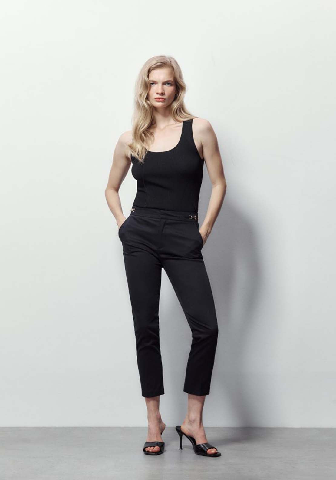 Sfera Side Buckle Trousers 1 Shaws Department Stores