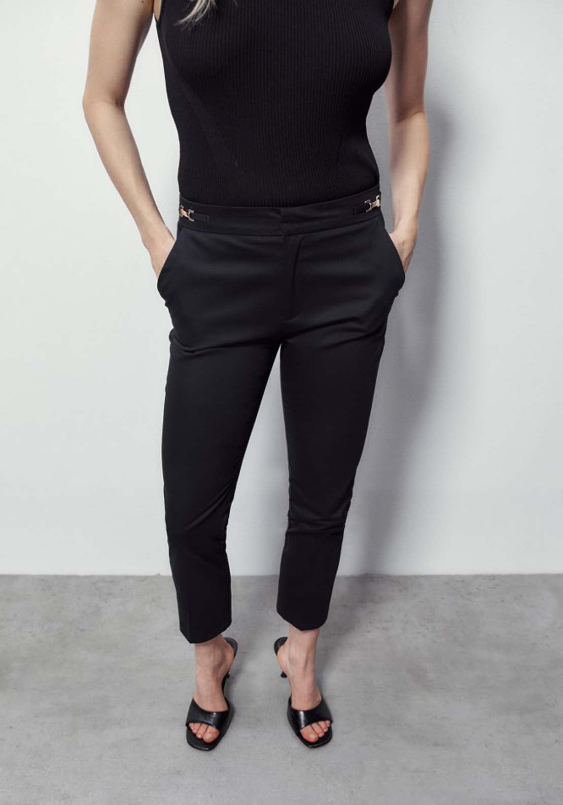 Sfera Side Buckle Trousers 2 Shaws Department Stores