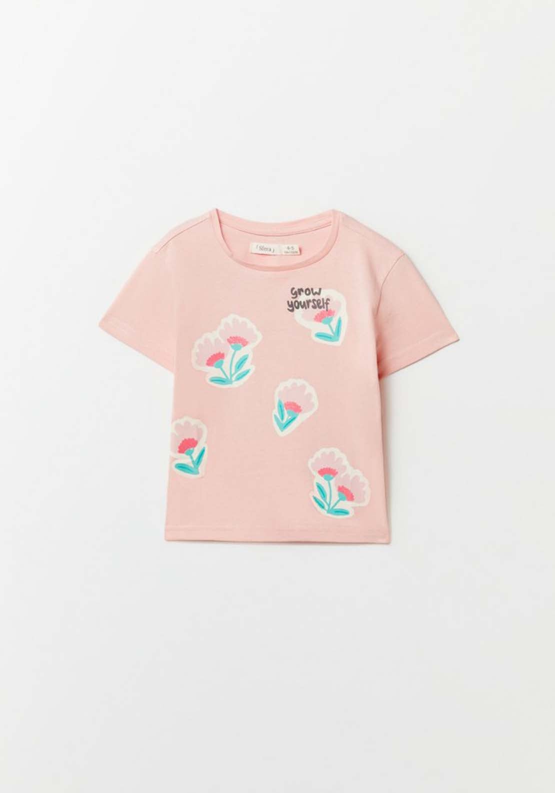 Sfera Flower T-Shirt - Pink 1 Shaws Department Stores