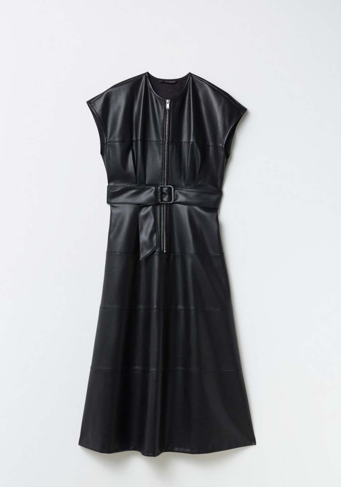 Sfera Faux Leather Dress 13 Shaws Department Stores
