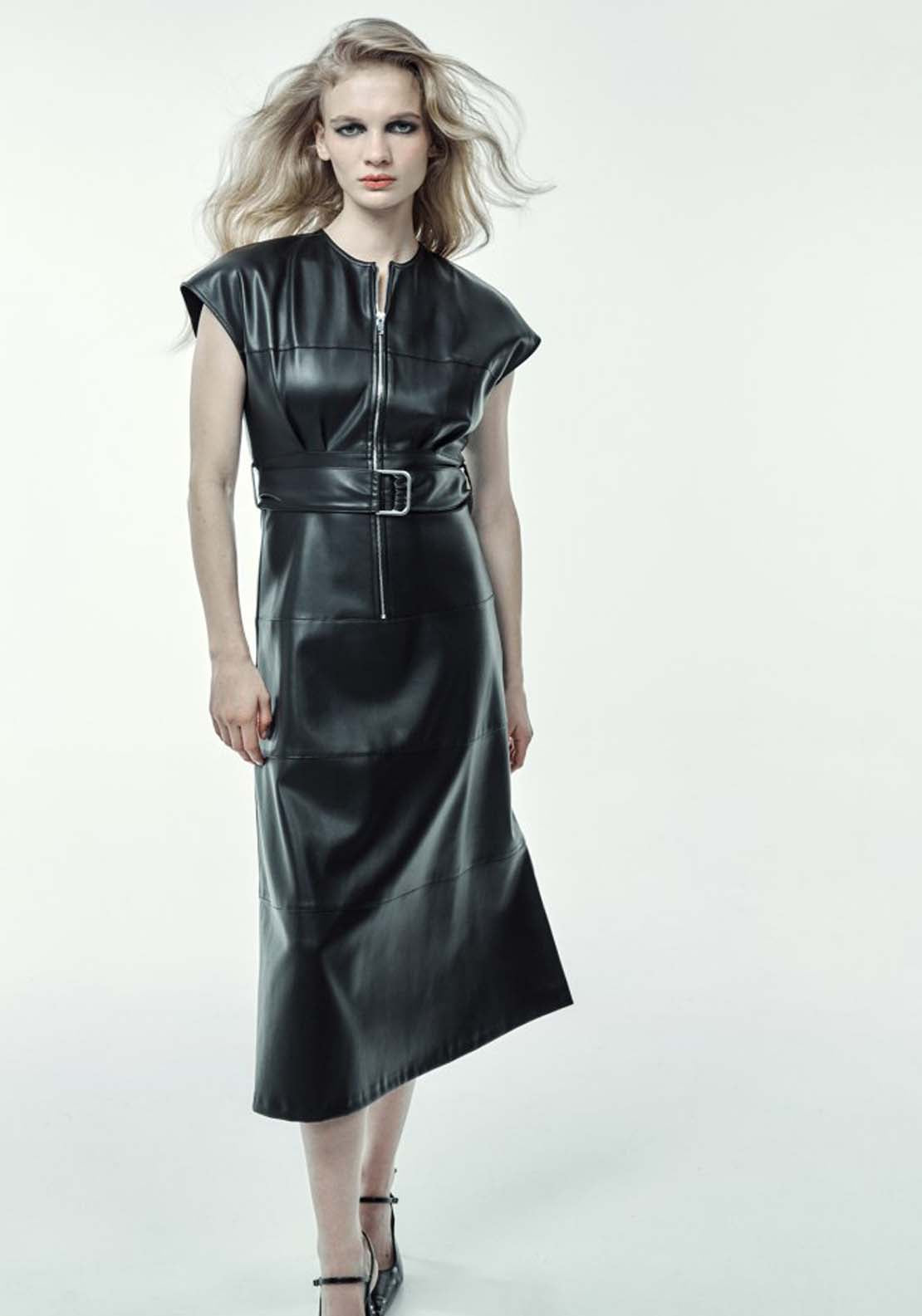Sfera Faux Leather Dress 2 Shaws Department Stores