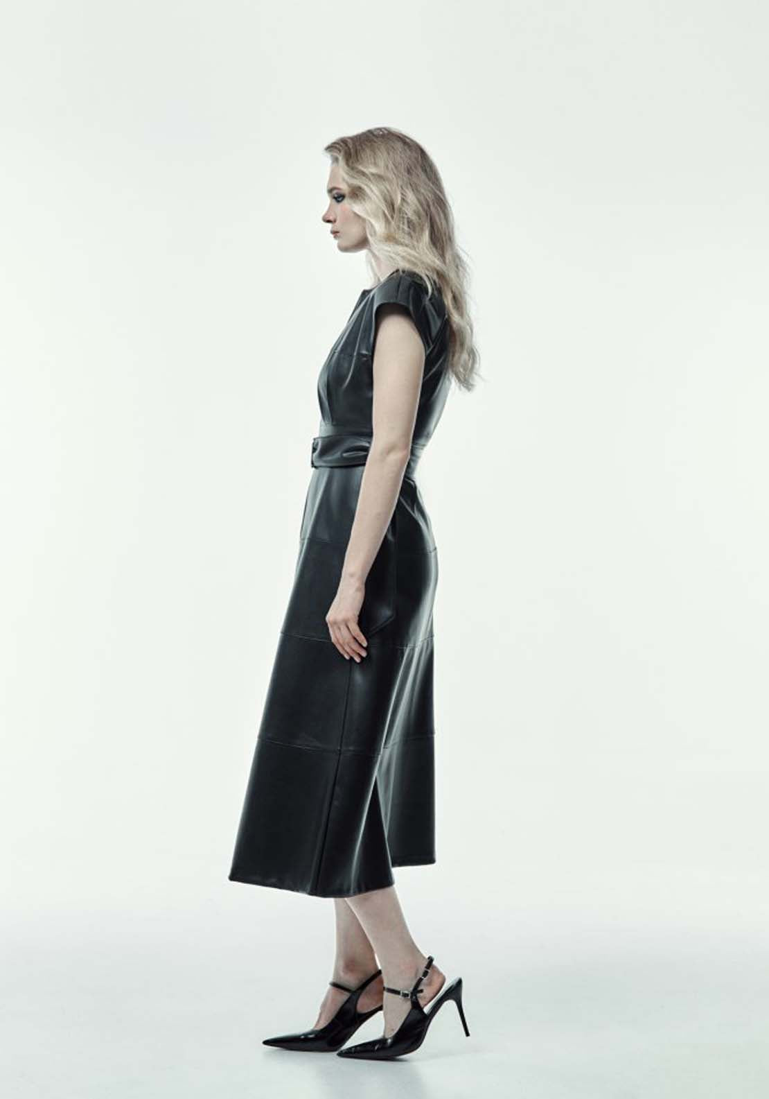 Sfera Faux Leather Dress 4 Shaws Department Stores