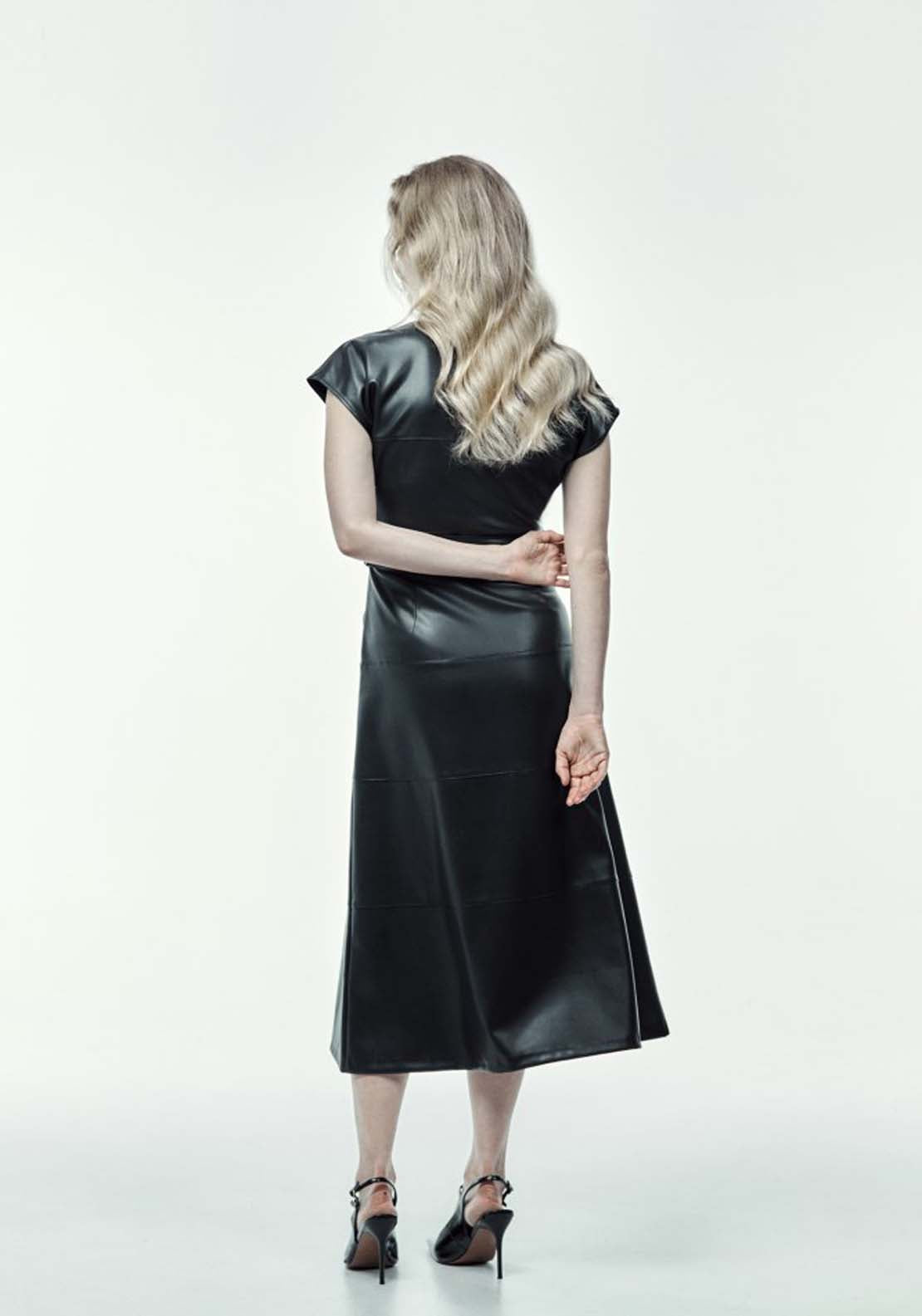 Sfera Faux Leather Dress 5 Shaws Department Stores