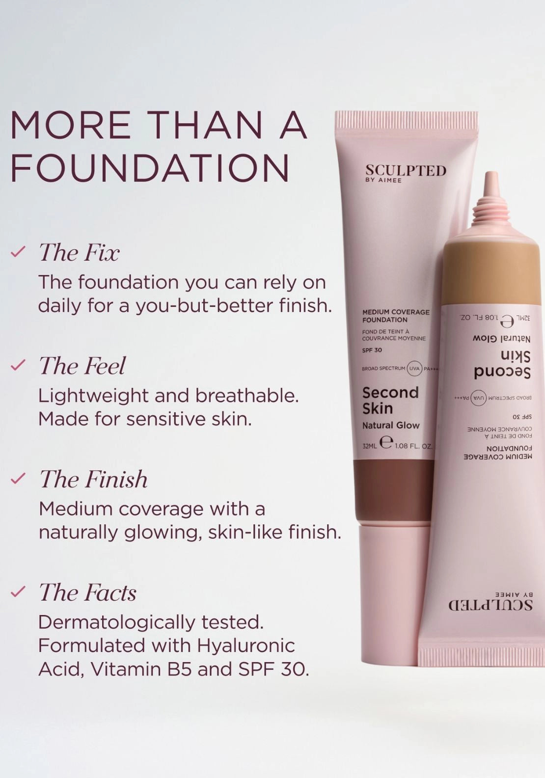 Sculpted Second Skin Natural Glow - 32ml 23 Shaws Department Stores