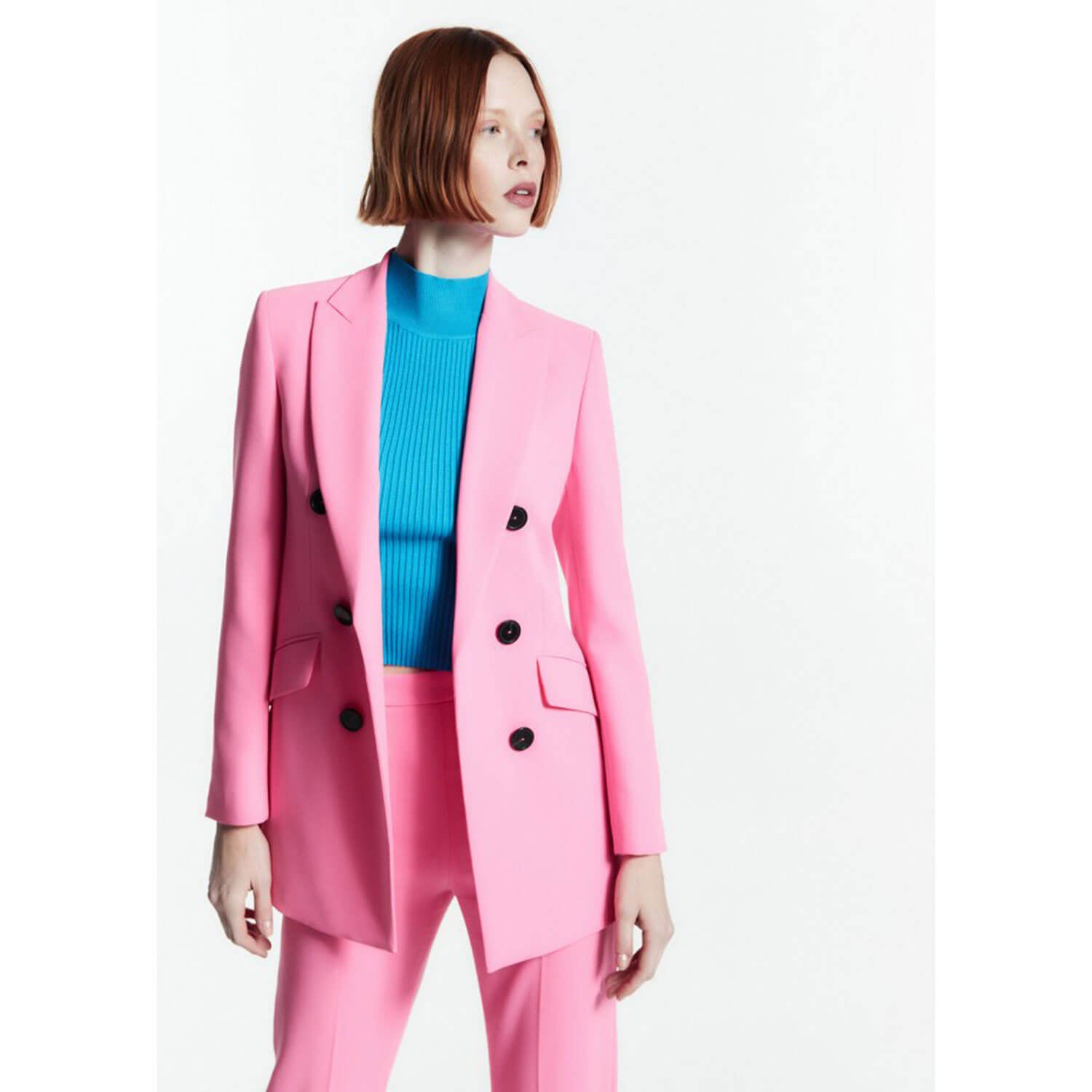 Sfera Lapel collar jacket - Pink 2 Shaws Department Stores