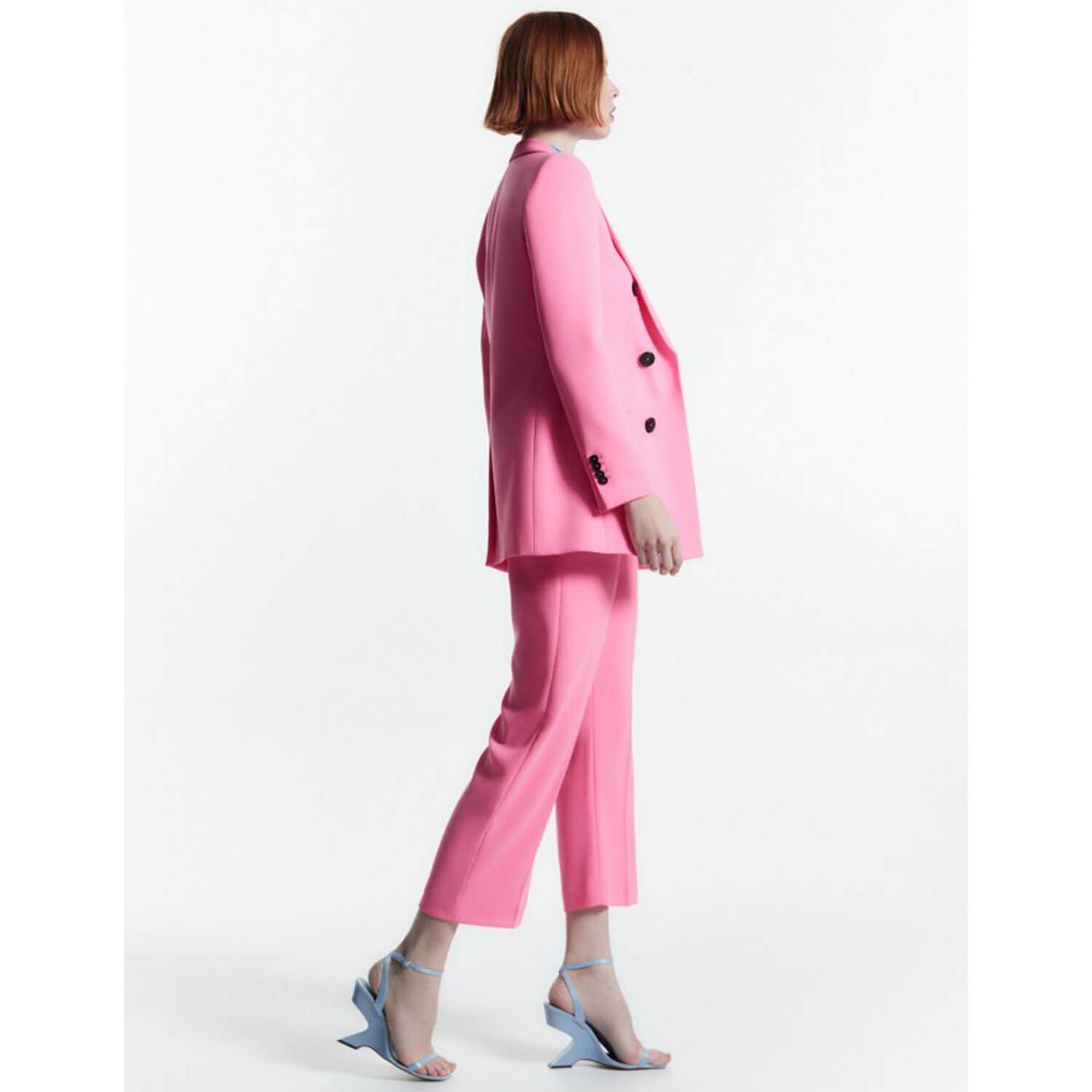 Sfera Lapel collar jacket - Pink 4 Shaws Department Stores