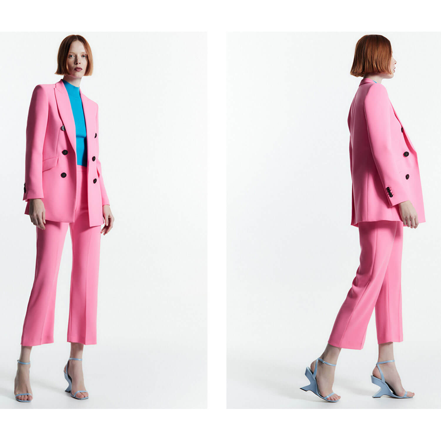 Sfera Lapel collar jacket - Pink 6 Shaws Department Stores