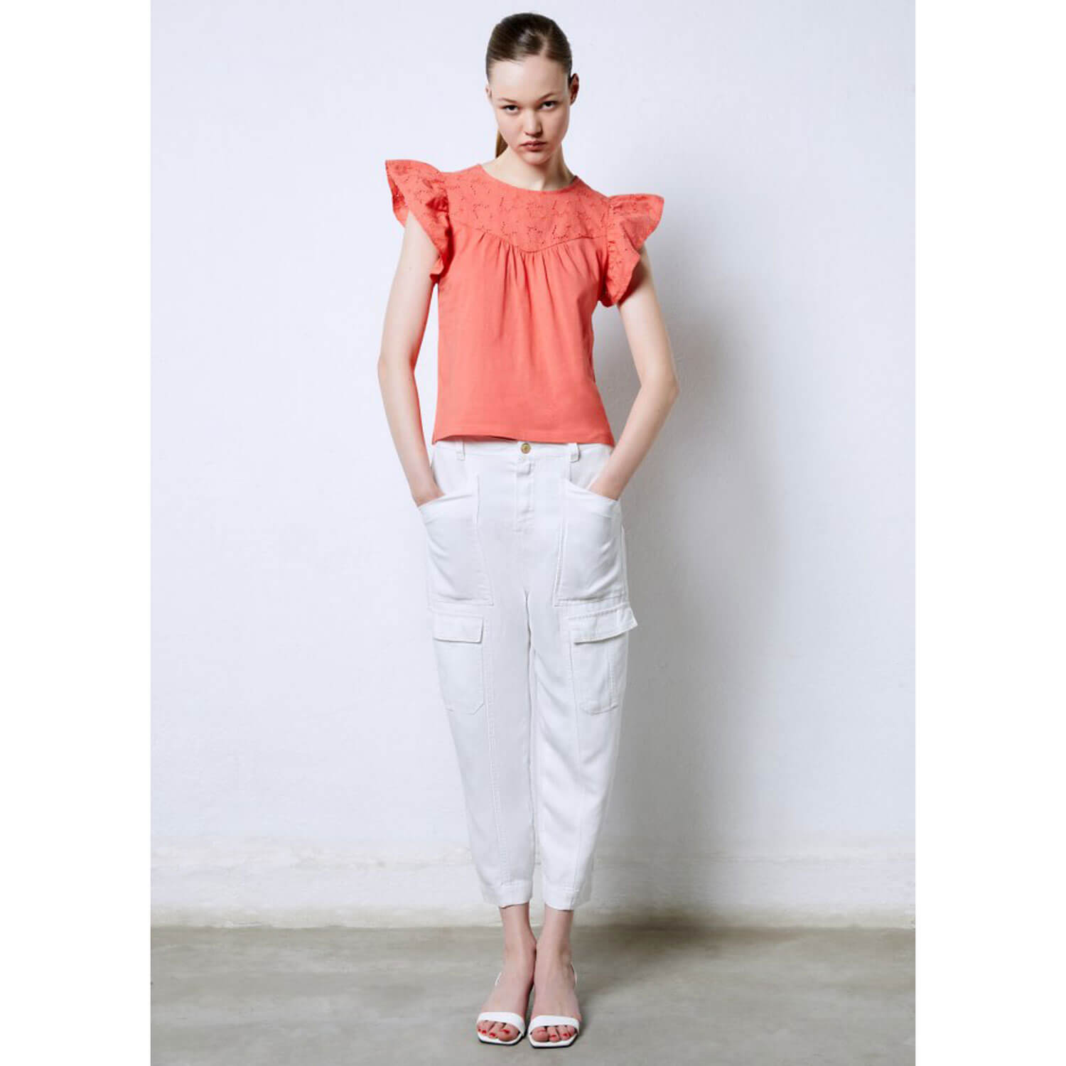 Sfera Embroidered Top 4 Shaws Department Stores