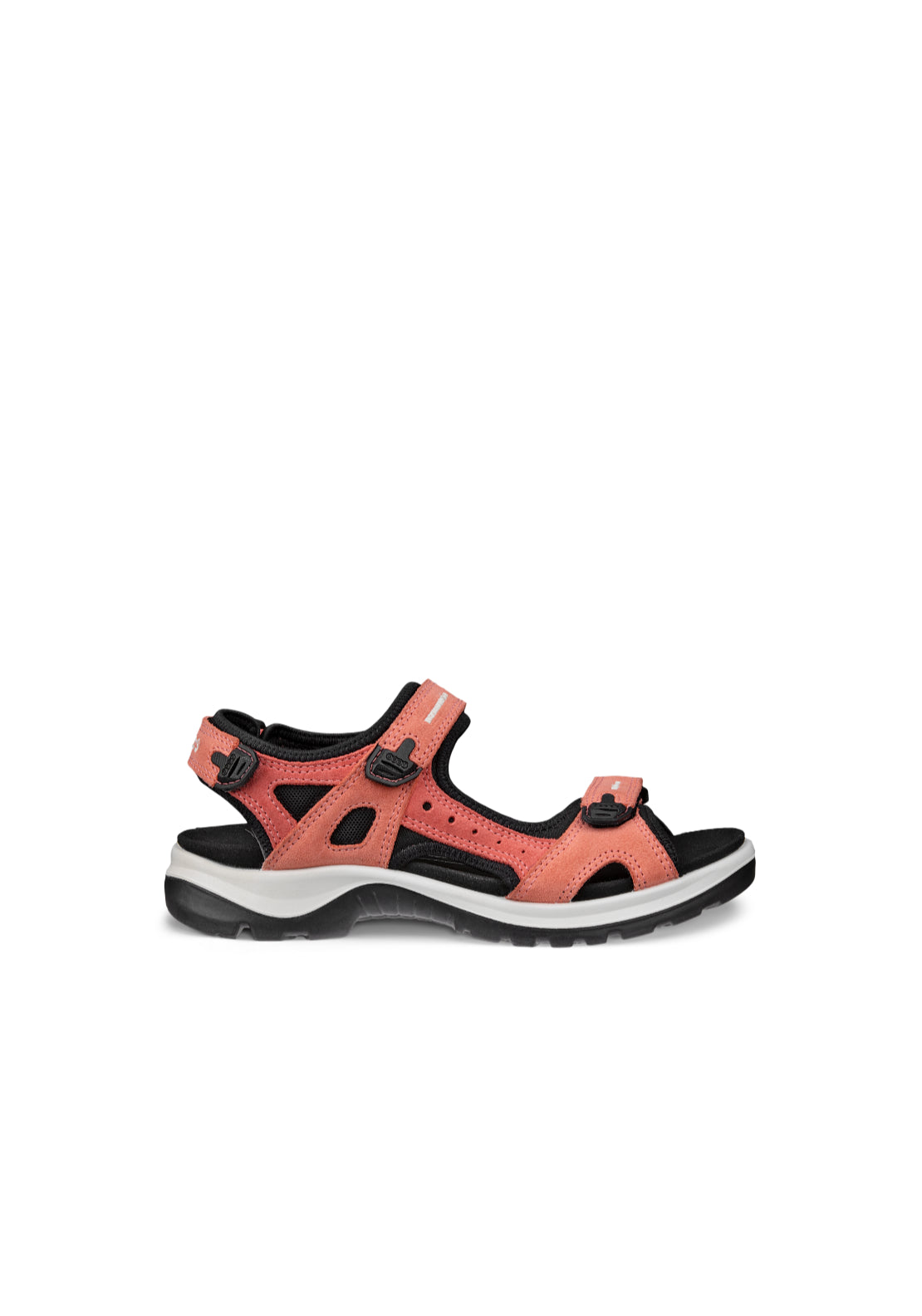 Ecco Offroad Hiking Sandal - Burnt Coal/spiced Coral 1 Shaws Department Stores