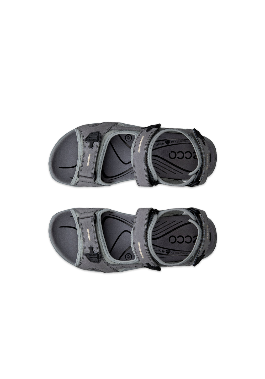 Ecco Offroad Hiking Sandal - Steel 2 Shaws Department Stores