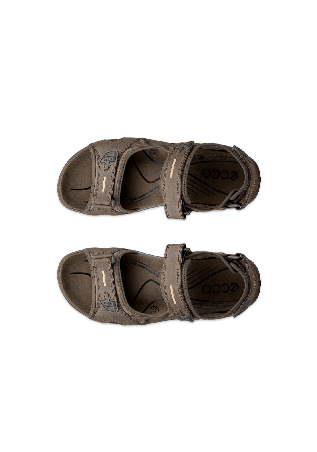 Ecco Offroad Hiking Sandal - Dark Clay 2 Shaws Department Stores