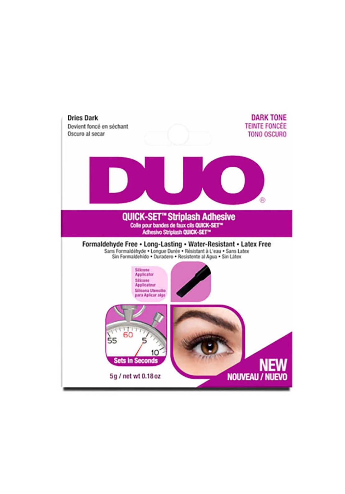 Duo Quick-Set Striplash Artificial Eyelash Adhesive - Dark Tone 1 Shaws Department Stores